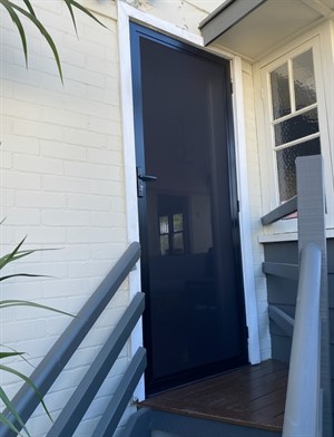 Supa Shield Hinged Door at Top of Stairs